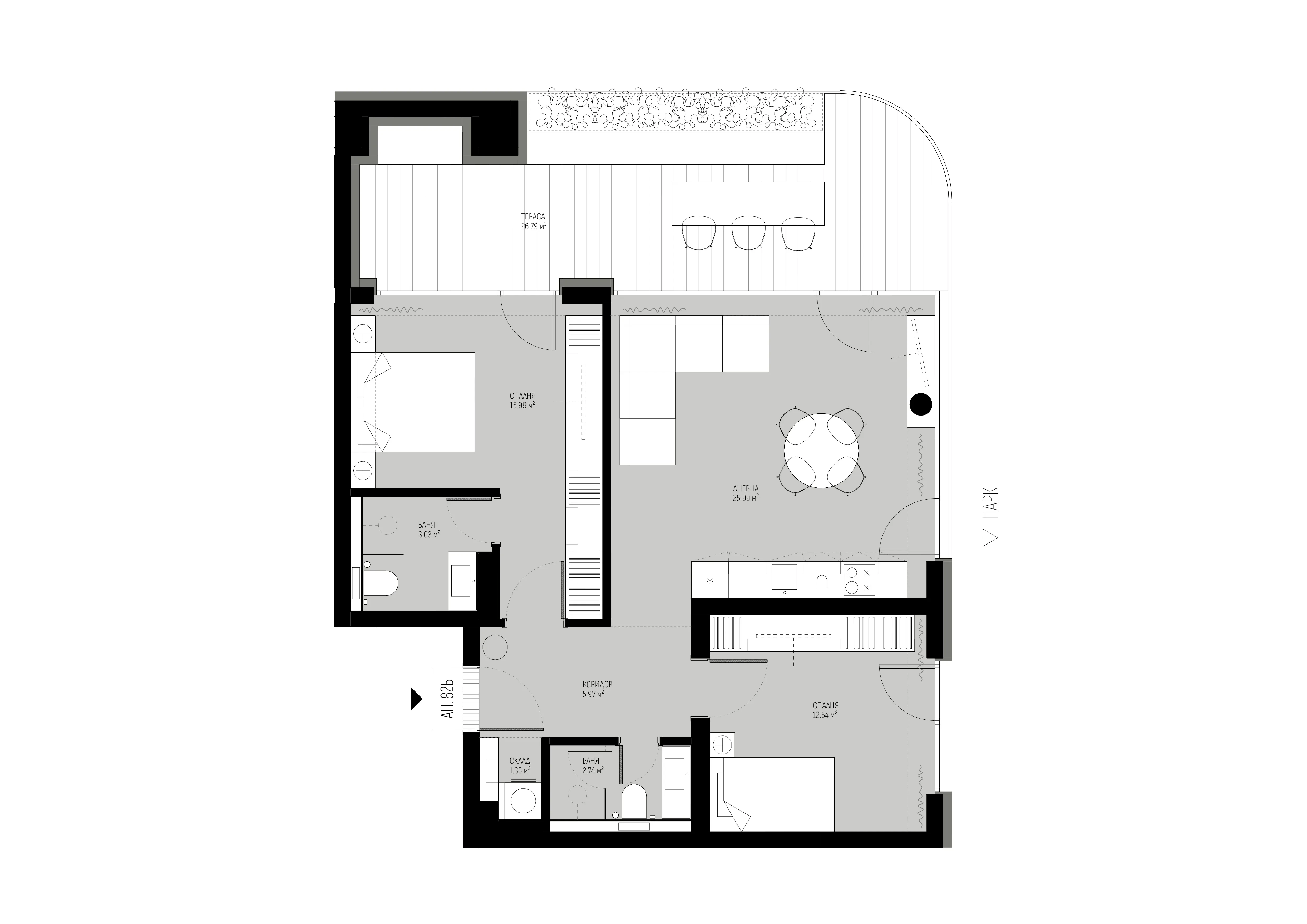 Апартамент 82B
